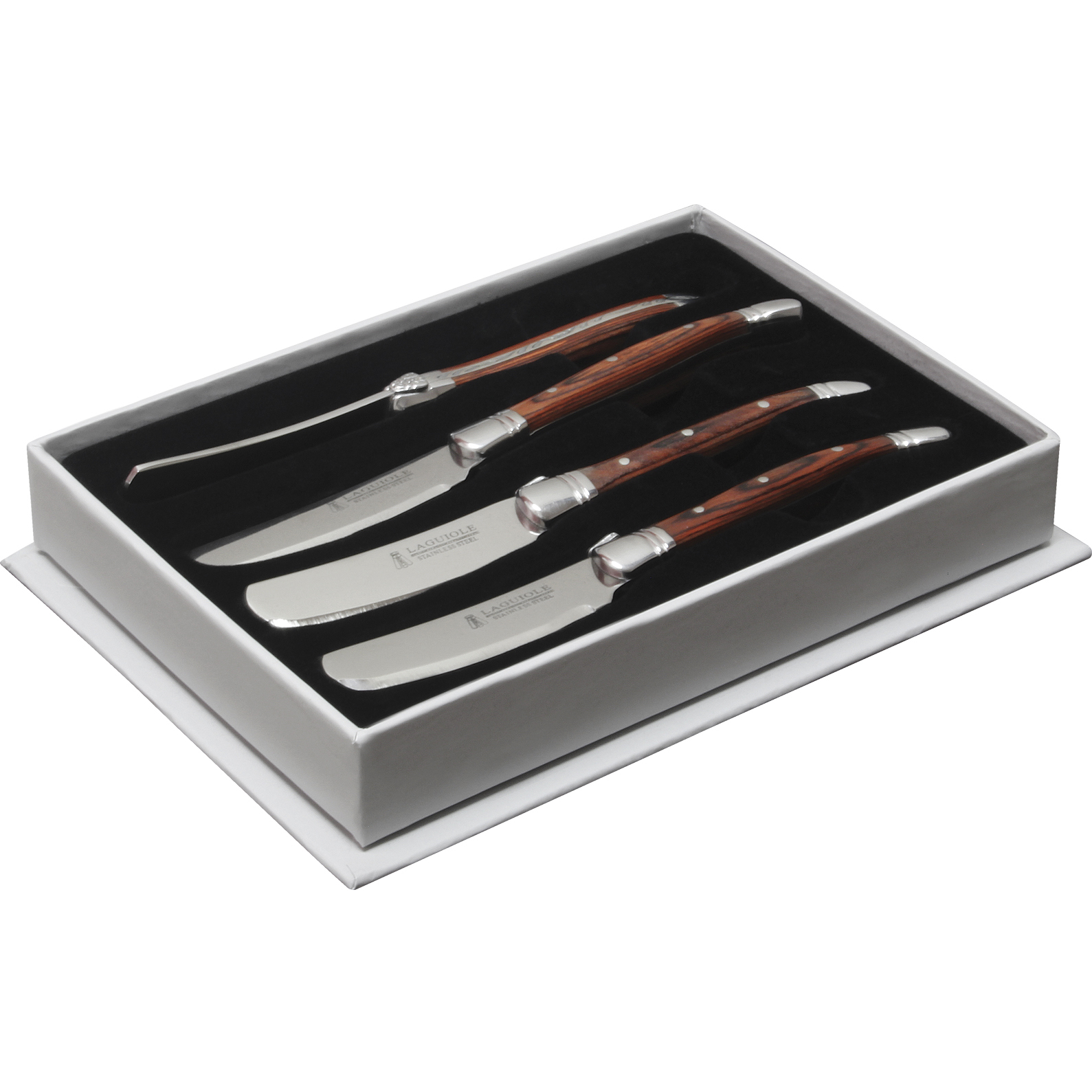 Laguiole Soft Cheese Knives Set of 4 2