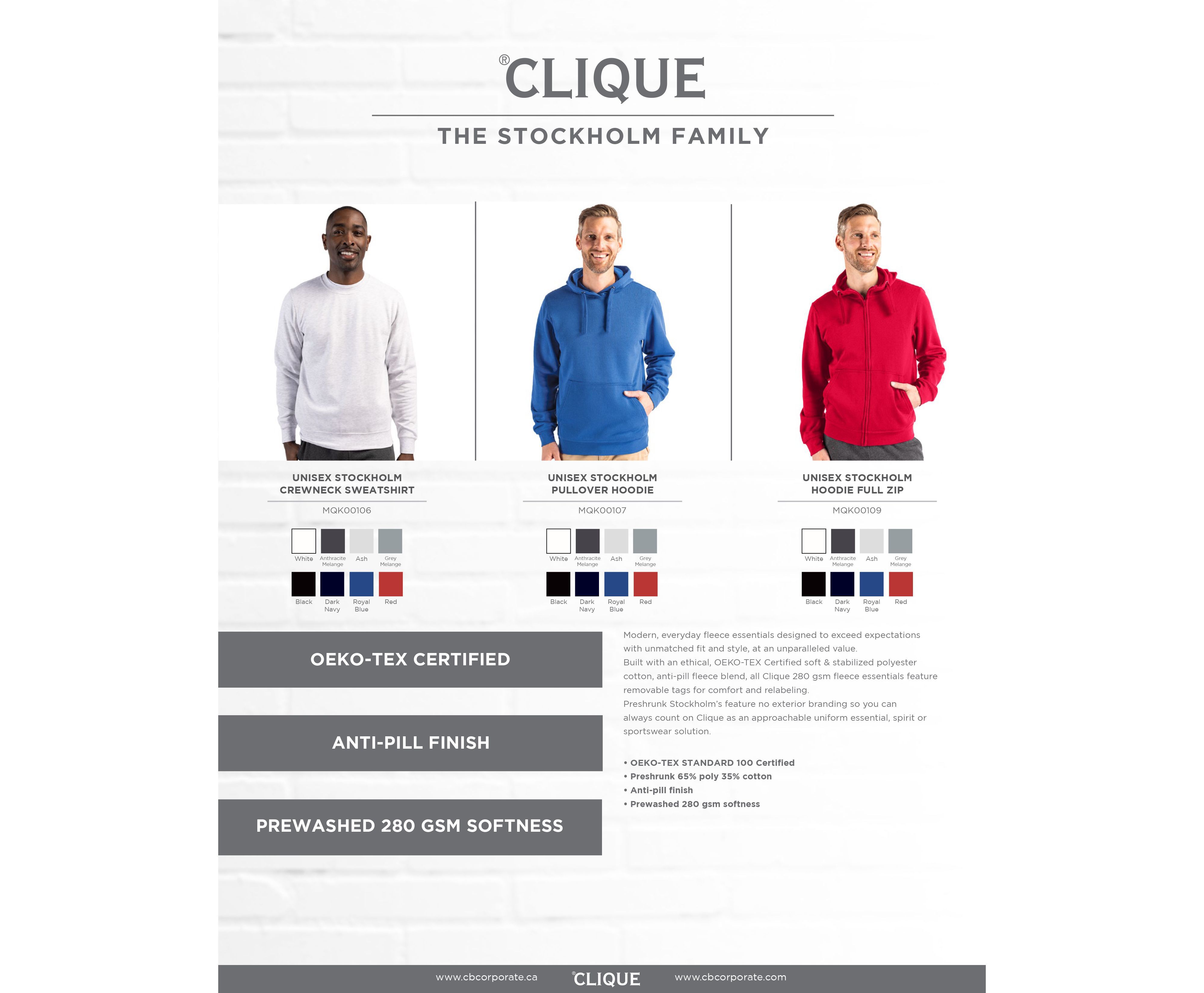 Unisex Stockholm Pullover Hoodie