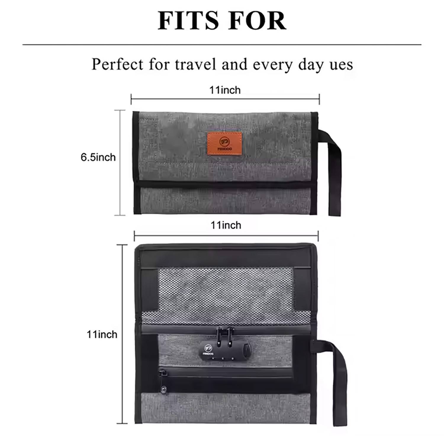 Carbon Smell Proof Bag w/ Combination Lock 6