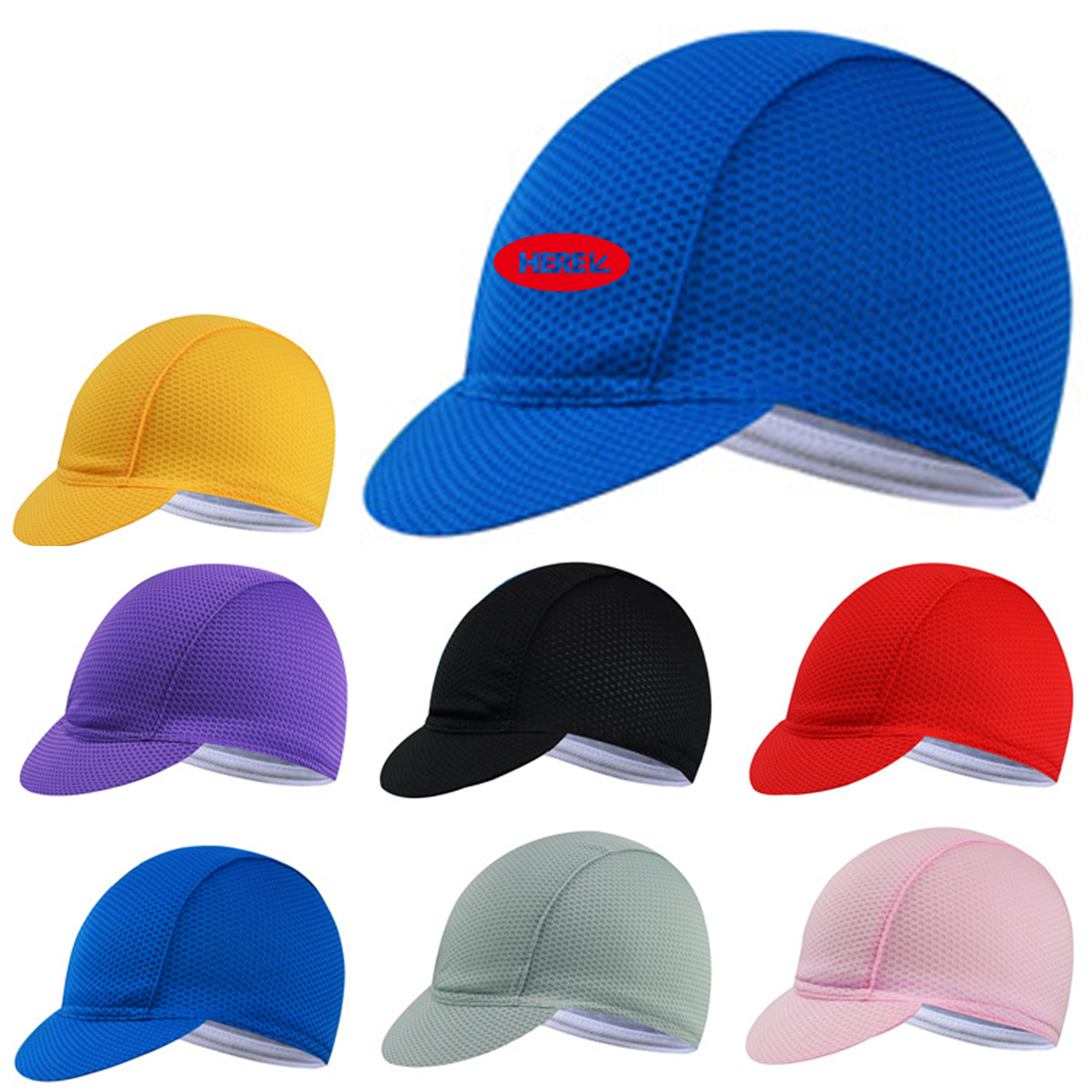 Cycling Cap Breathable Helmet Liner Bicycle Hat With Brim 1