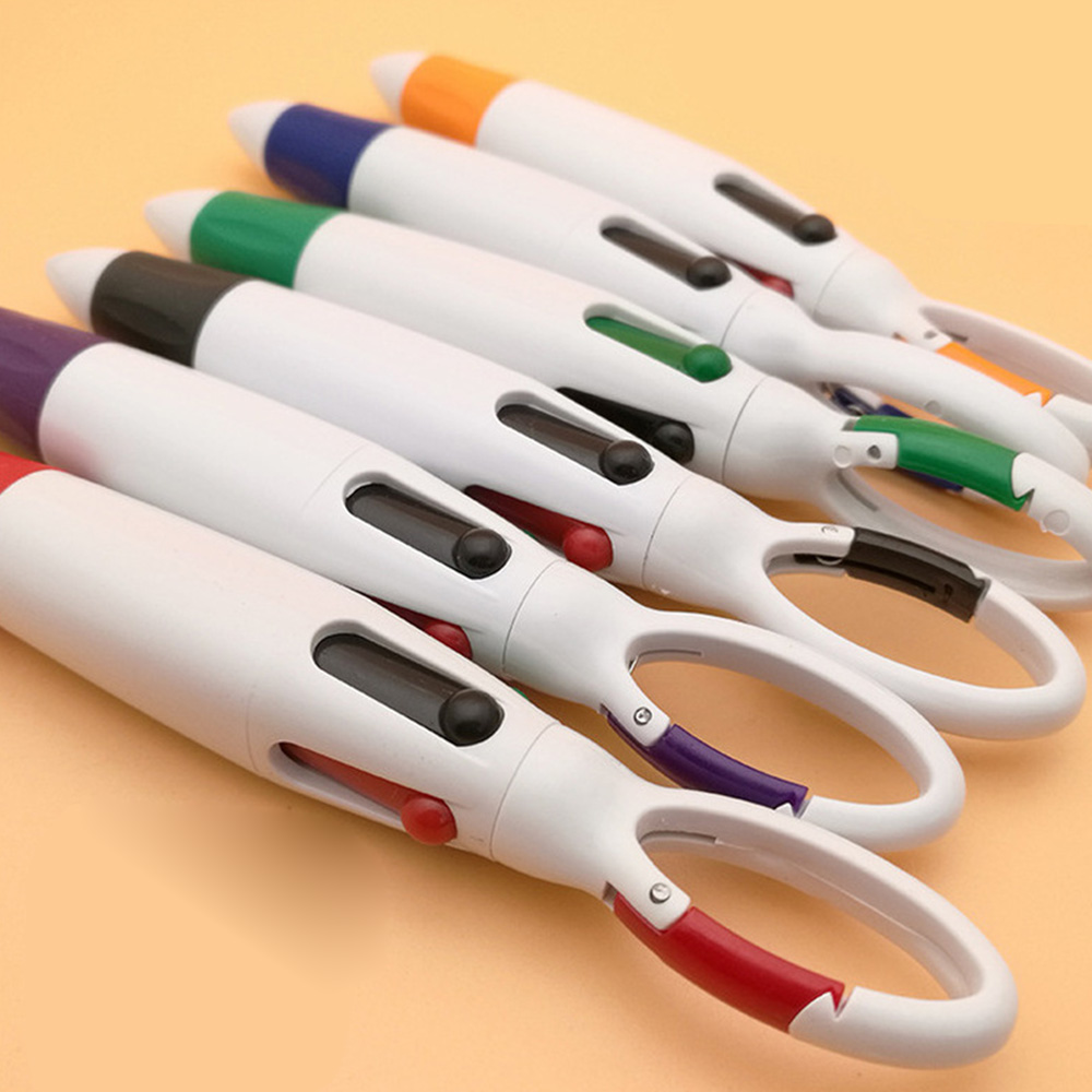 1.0mm Colorful ballpoint pen carabiner key ring 6