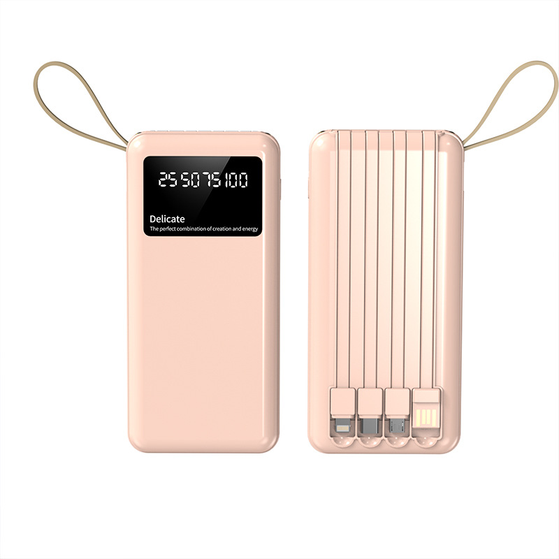 10000 mAh SmartLite 4-In-1 Power Bank W/ LED Display 4