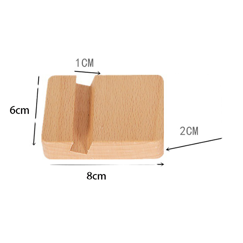 Portable Wooden Mobile Phone Holder 2