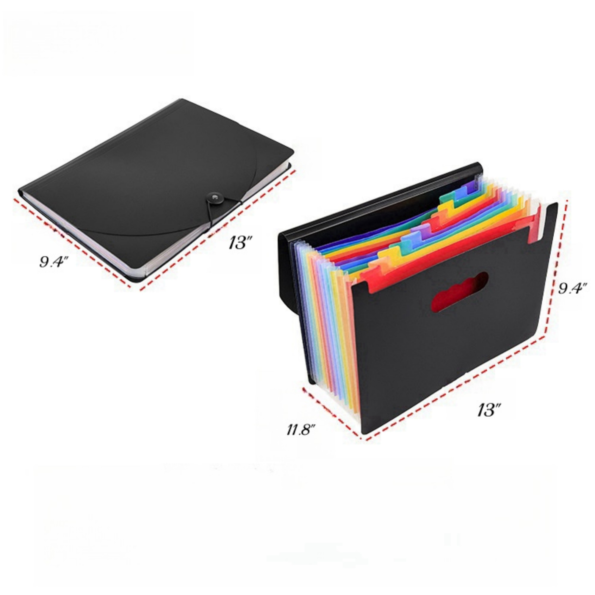 13 Pockets Expanding File Folder With Cover And Pen Slot 2