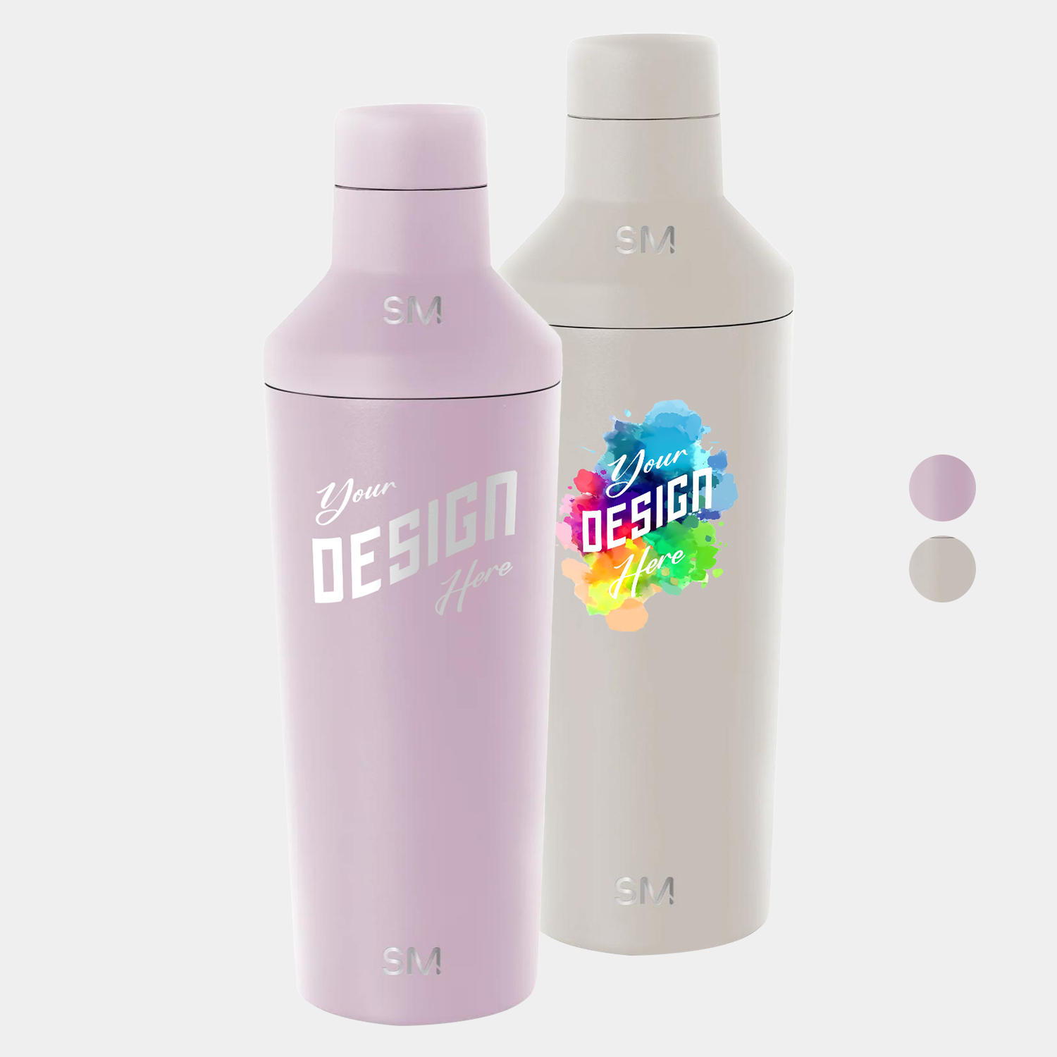 20 oz Simple Modern® Stainless Steel Double-Walled Insulated Classic Cocktail Shaker w/ Jigger Lid 3