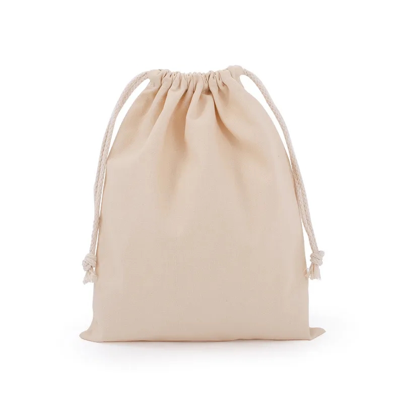 Durable Cotton Muslin Drawstring Sack 3