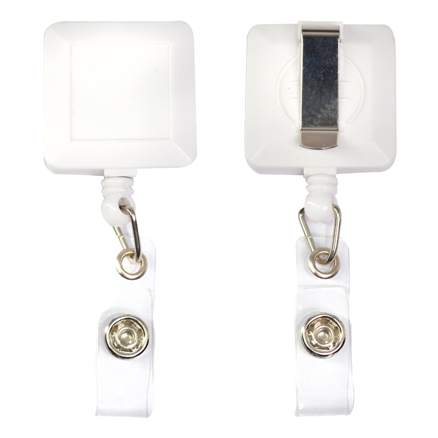 Rock'it 3-Day Square Retractable Badge Reel w/ Belt Clip