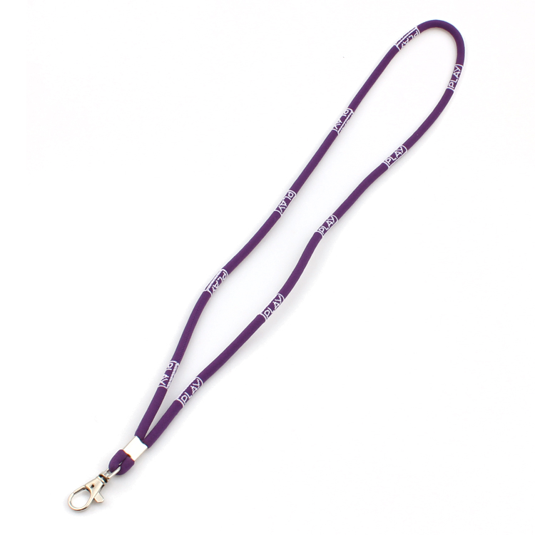 Round Cord Woven Lanyard 1