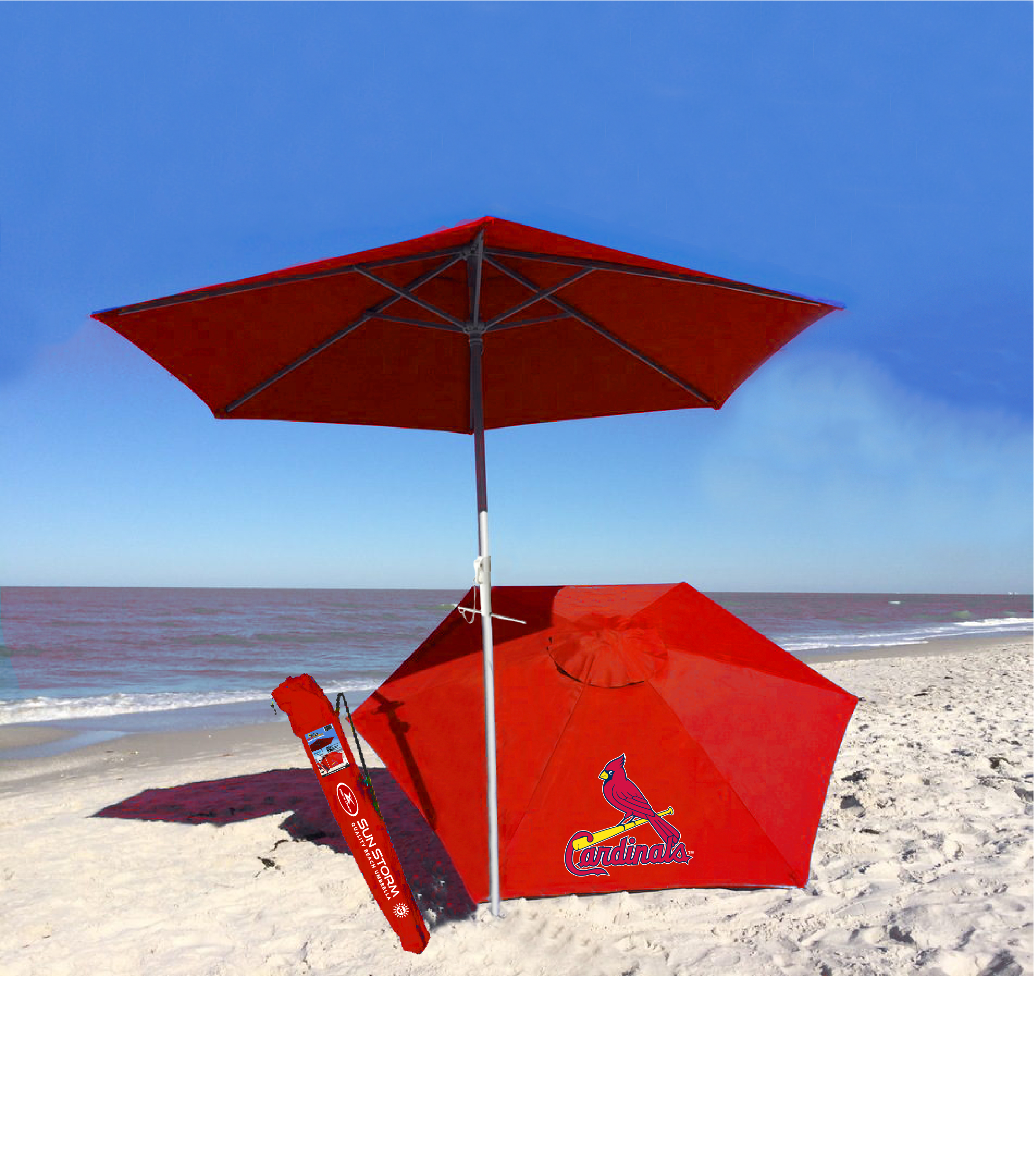 Deluxe Vented Beach Umbrella 1