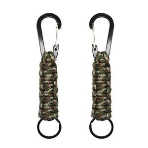 Durable Handmade Paracord Emergency Rope With Carabiner 6