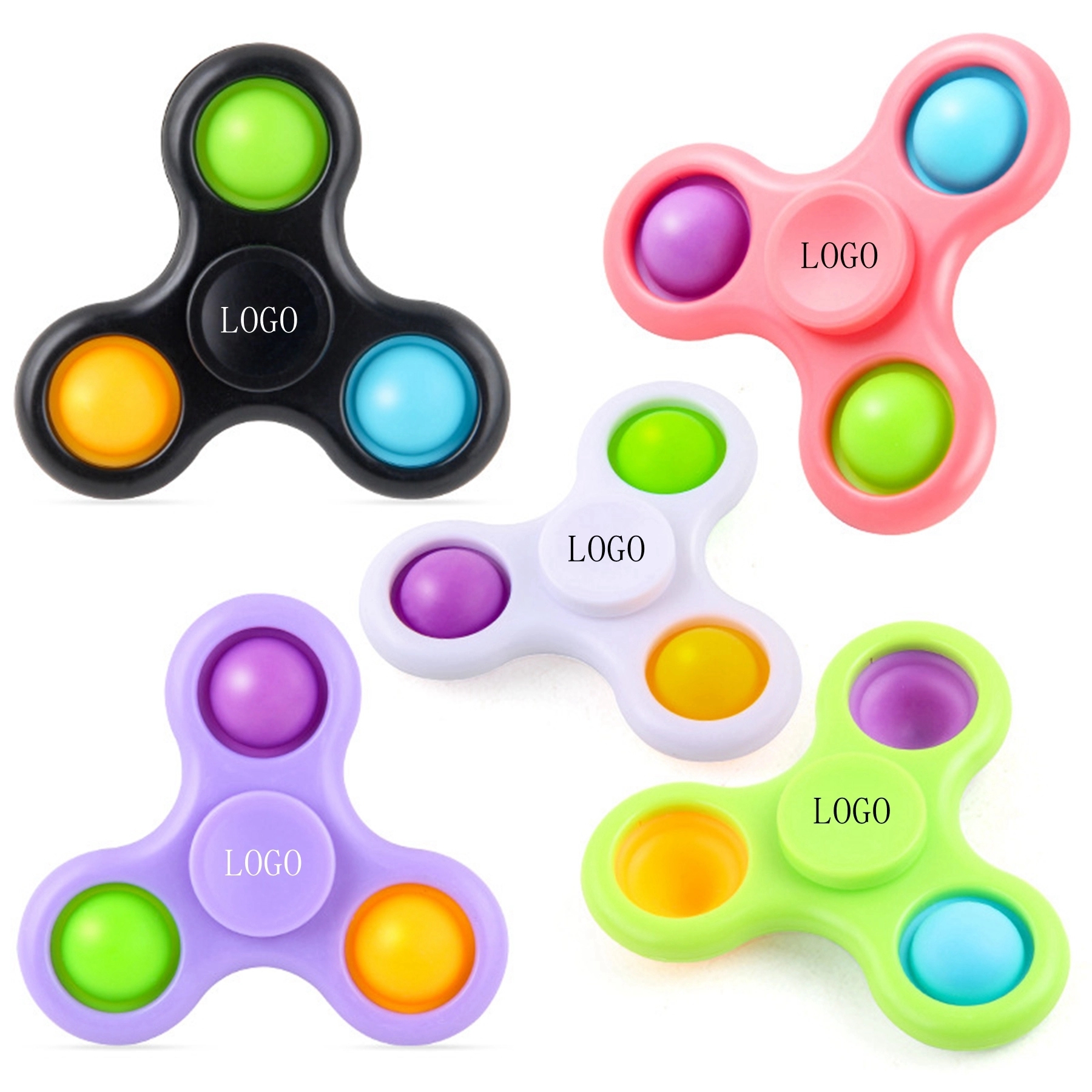 Push Pop Rotatable Fidget Spinner Toy 4