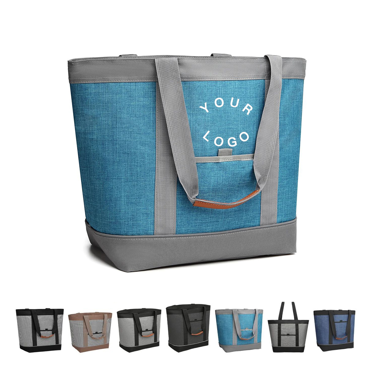Reusable Cooler Tote With PEVA Lining 6