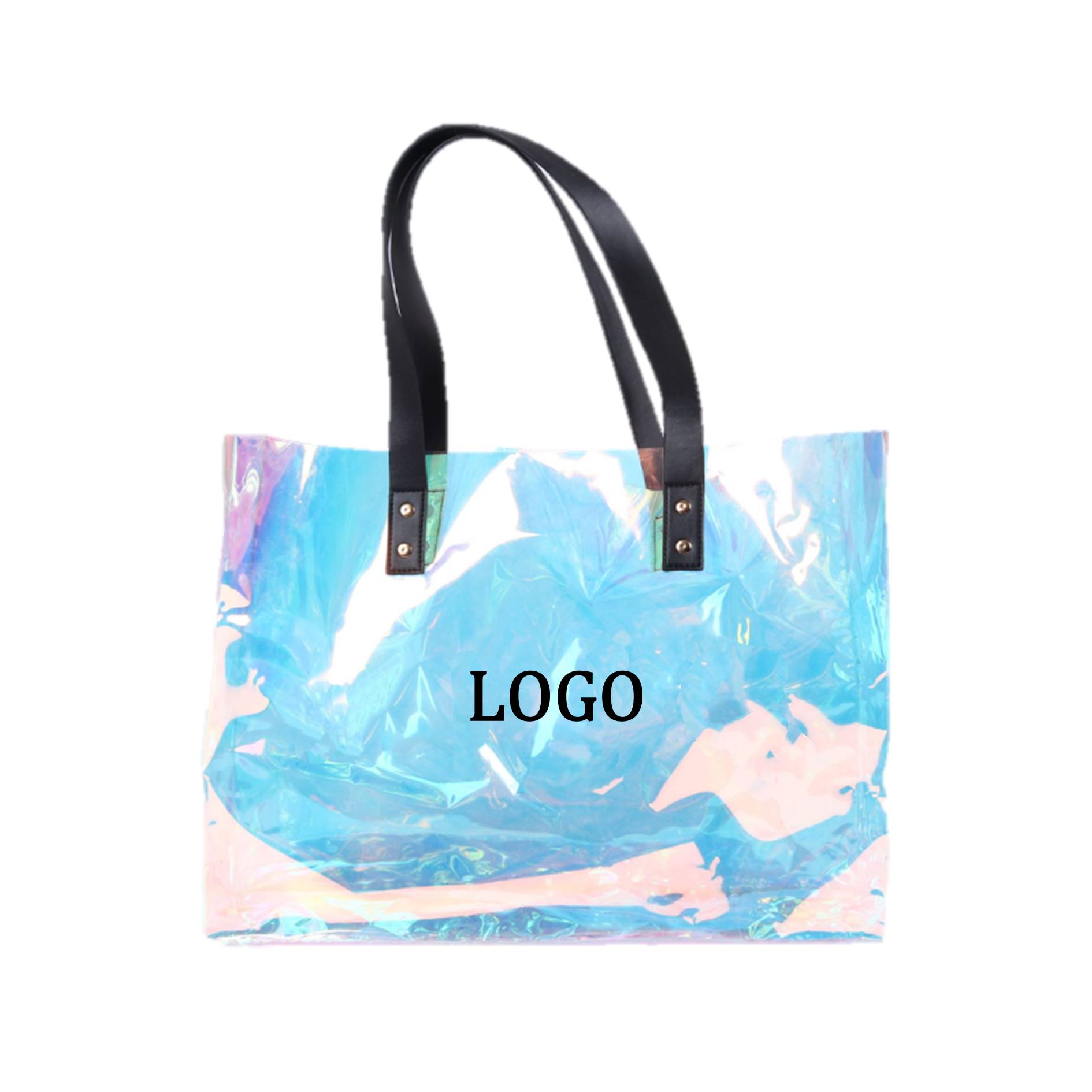 Iridescent Clear Tote Bag 2