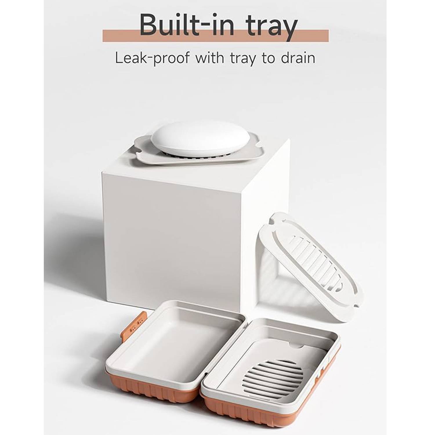 Portable Soap Dish W/ Lid 4