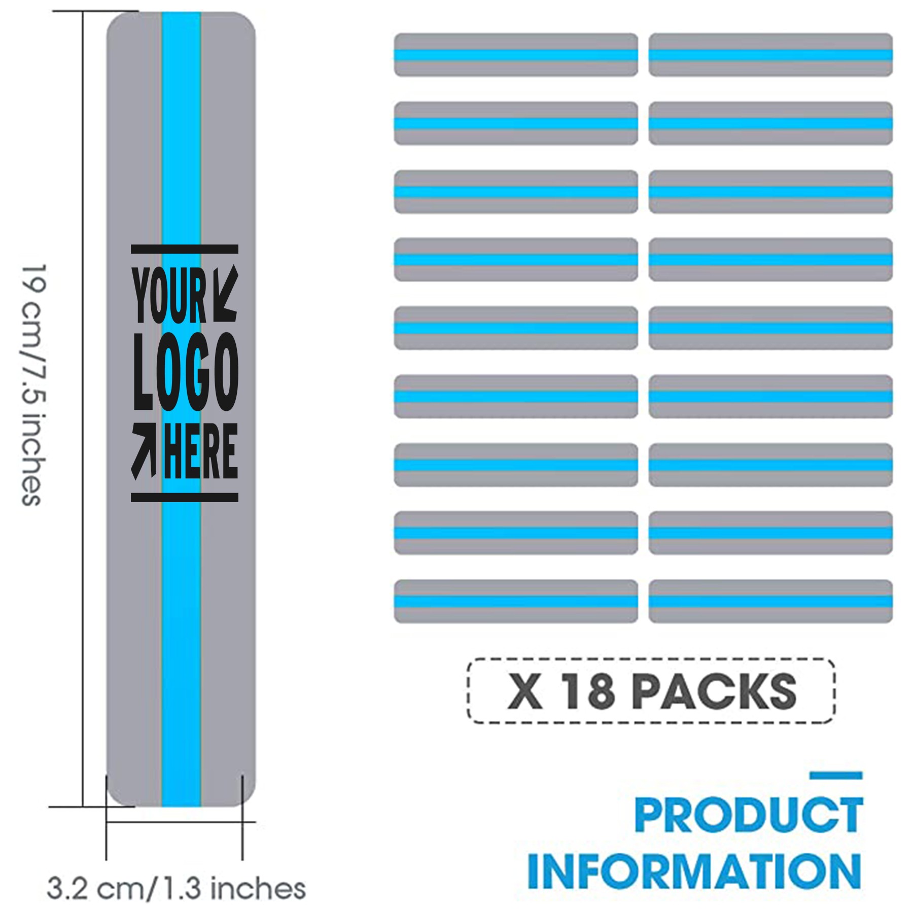 7.48 x 1.26 x 0.08 Inches Color Reading Guide Bar Bookmark 2
