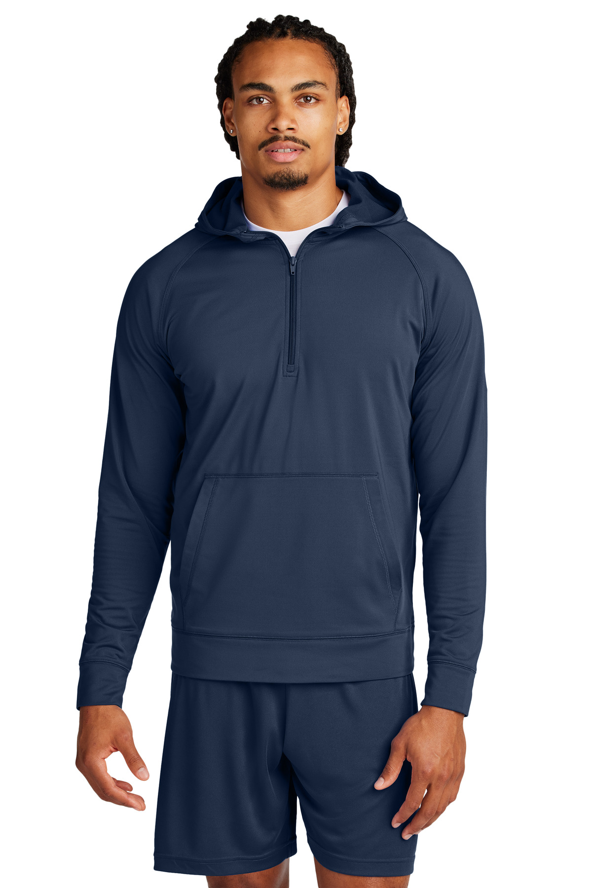 Sport-Tek Sport-Wick Stretch 1/2-Zip Hoodie ST856 35