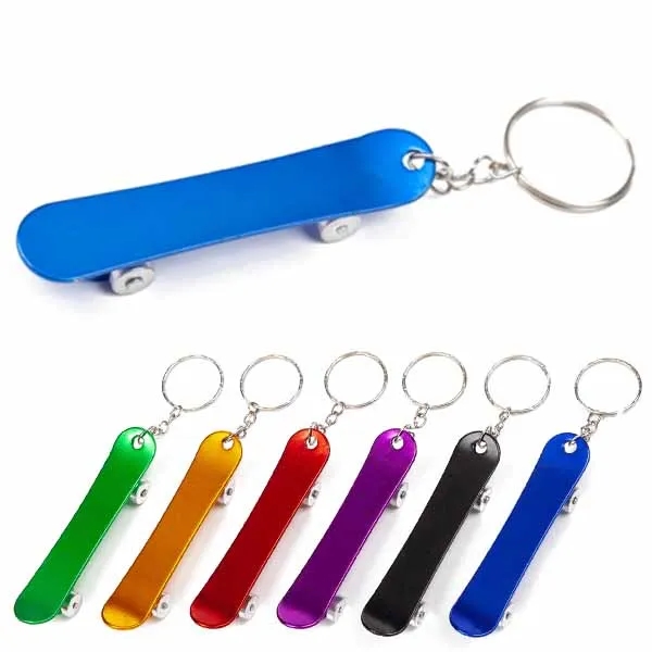Mini Skateboard Key Chain Cute Car Keyring Bottle Opener 4