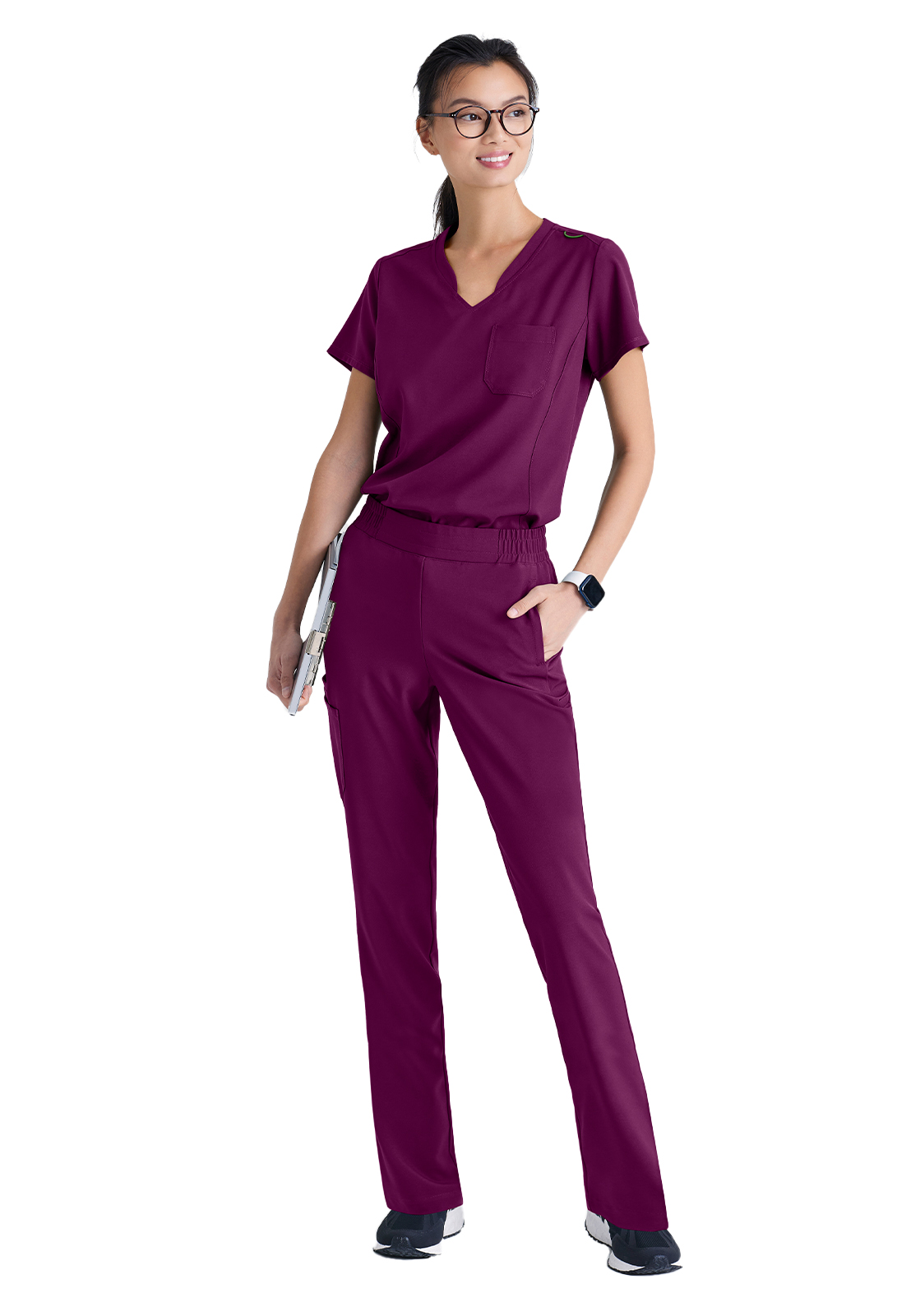 Grey's Anatomy Evolve Stretch - Women's Six-Pocket Tapered Leg Cosmo Scrub Pant 21