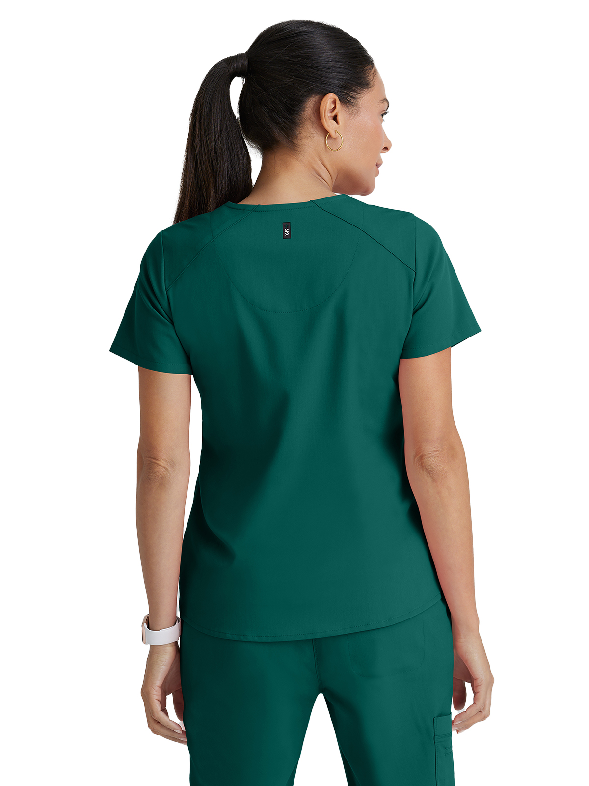 Grey's Anatomy Spandex Stretch - Women's Four-Pocket V-Neck Emma Scrub Top 10