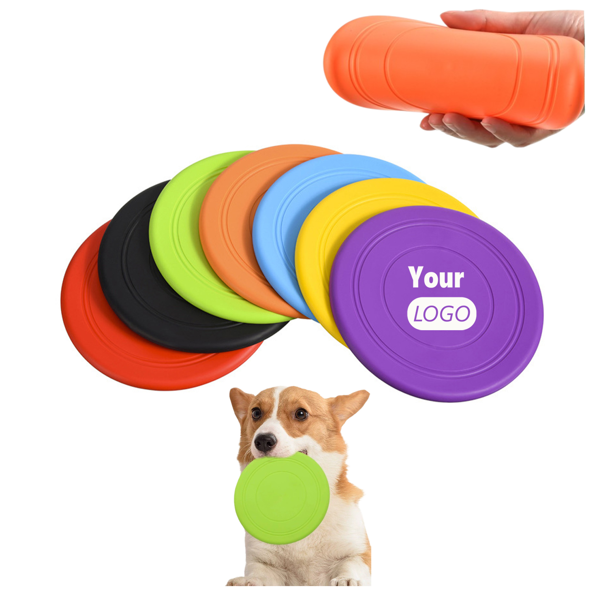 Soft Disc Flying Toy for Pets 2