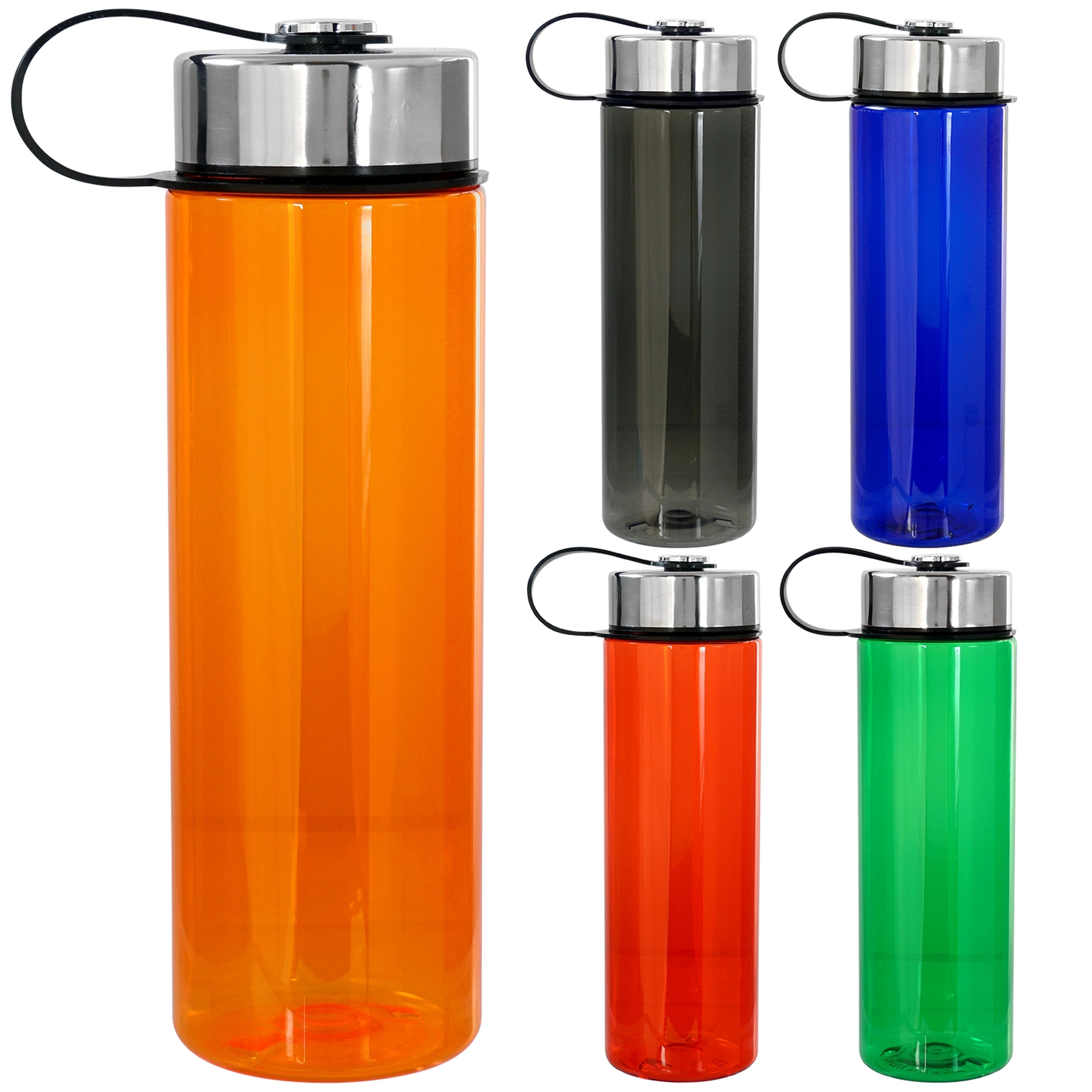 Metal Lanyard Lid Colorful 24oz Bottle, custom water bottle with logo imprint 12