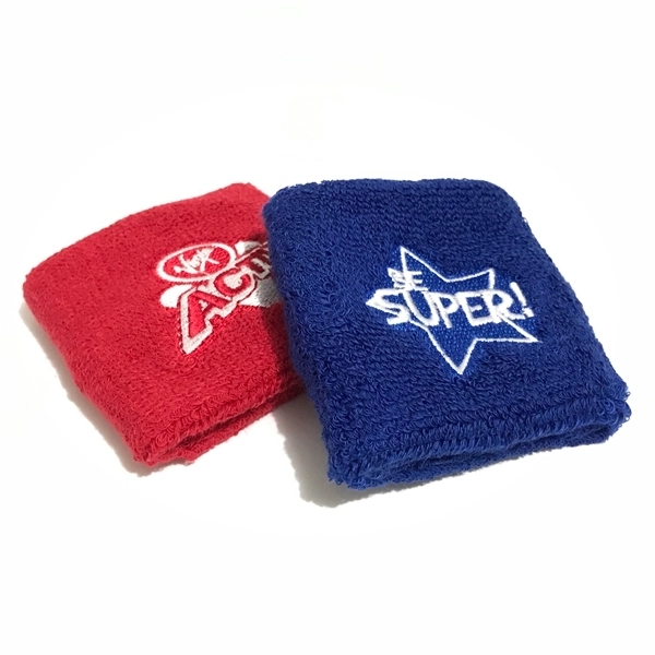 Embroidered Terry Sweat Wristband 2