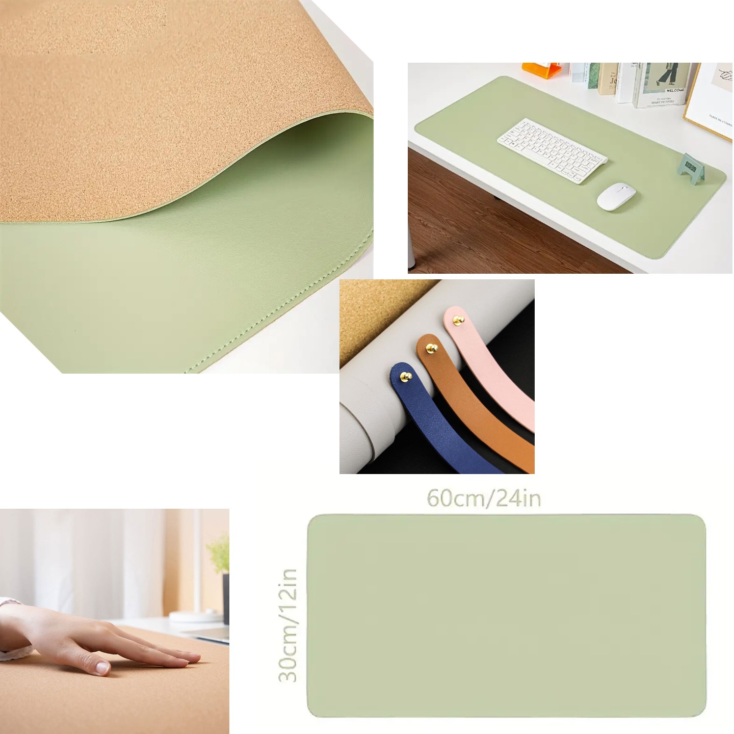 Double-sided Cork Desk Mouse mat 3
