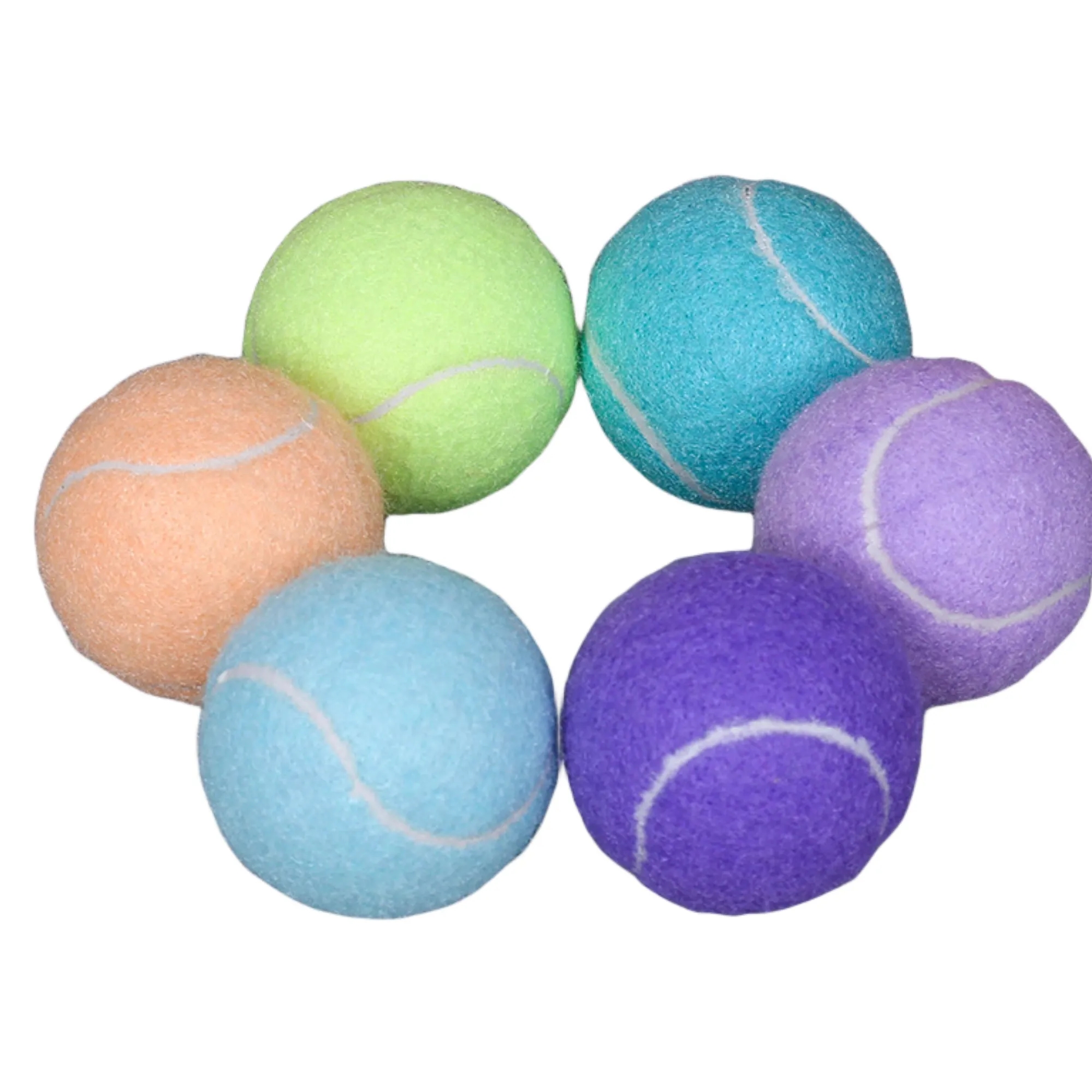 Macaron Color Tennis Training Pet Balls 4