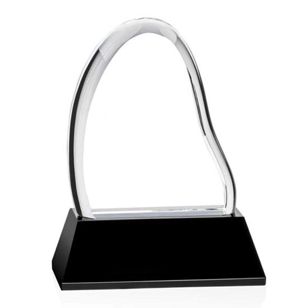 Adelaide Liquid Crystal™ Award on Base - Black 3