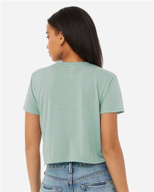 Women's Flowy Crop Tee - 8882 18