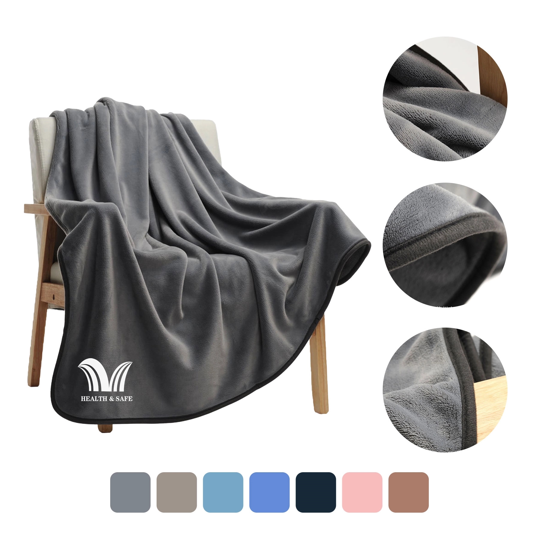 Interweaved Blanket for Sofa Couch Soft Flannel Fleece 1
