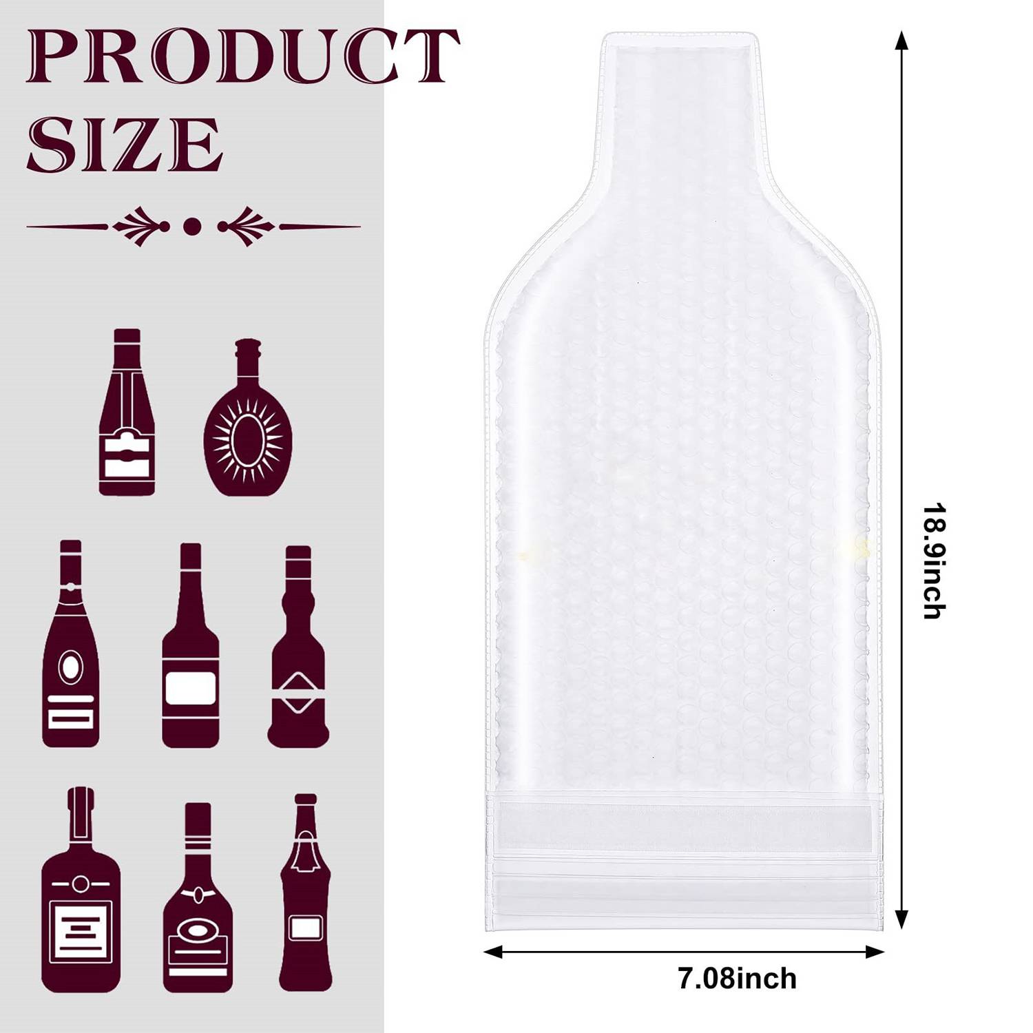 Protective Wine Bottle Bubble Bag 2
