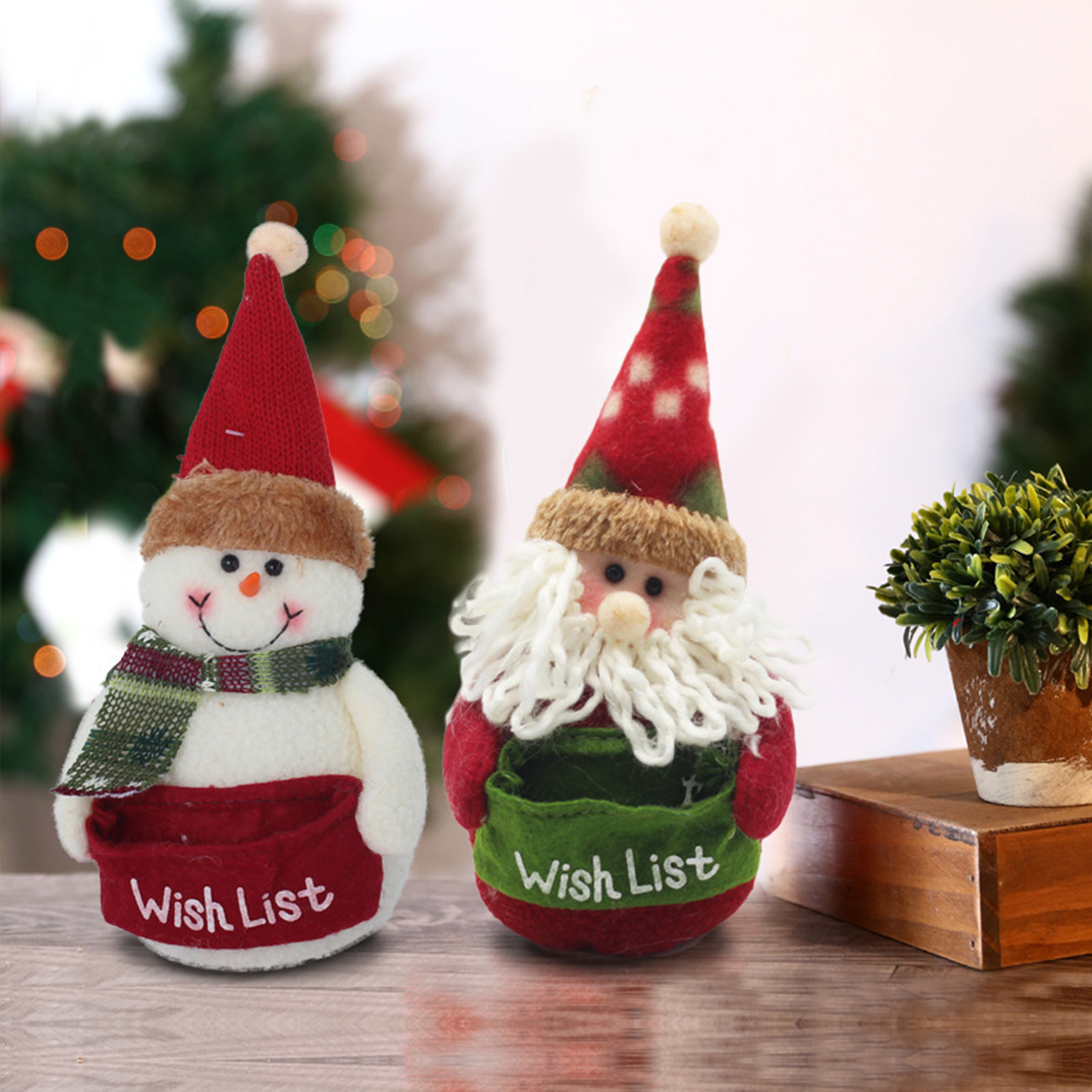 Christmas Decor Snowman Santa Claus Toys 2
