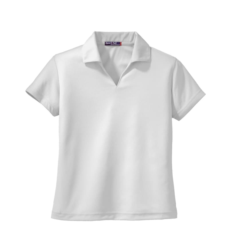 Sport-Tek Women's Dri-Mesh V-Neck Polo. 10