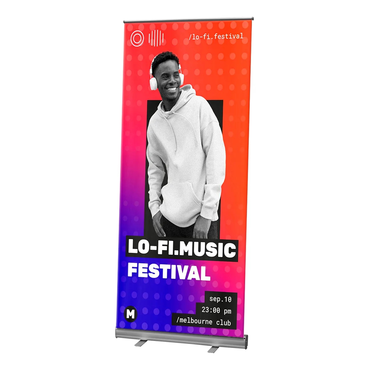 10 oz Vinyl Standard Pull-Up Banner (Banner only) 2