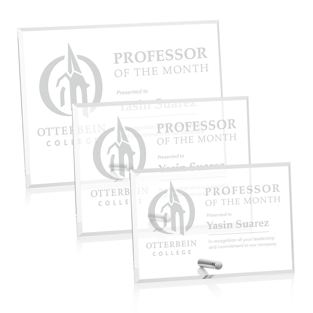 Polaris Rectangle (H) Award - Silver