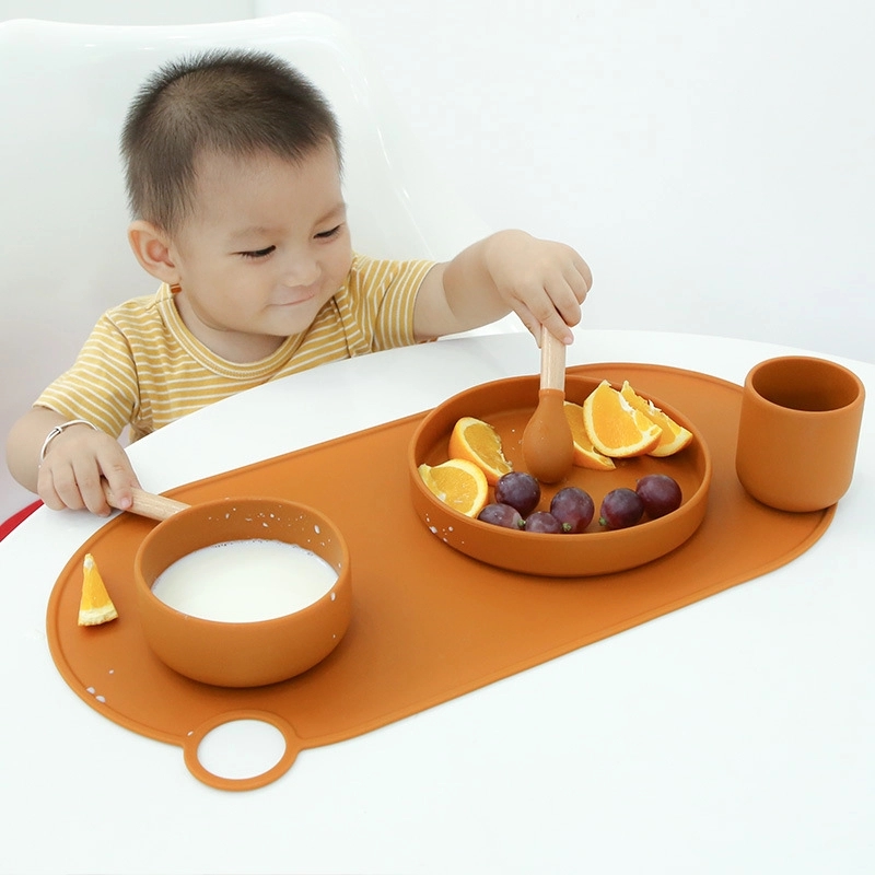 Custom Silicone Baby Food Placemat & Kids Toddler Table Mat 8