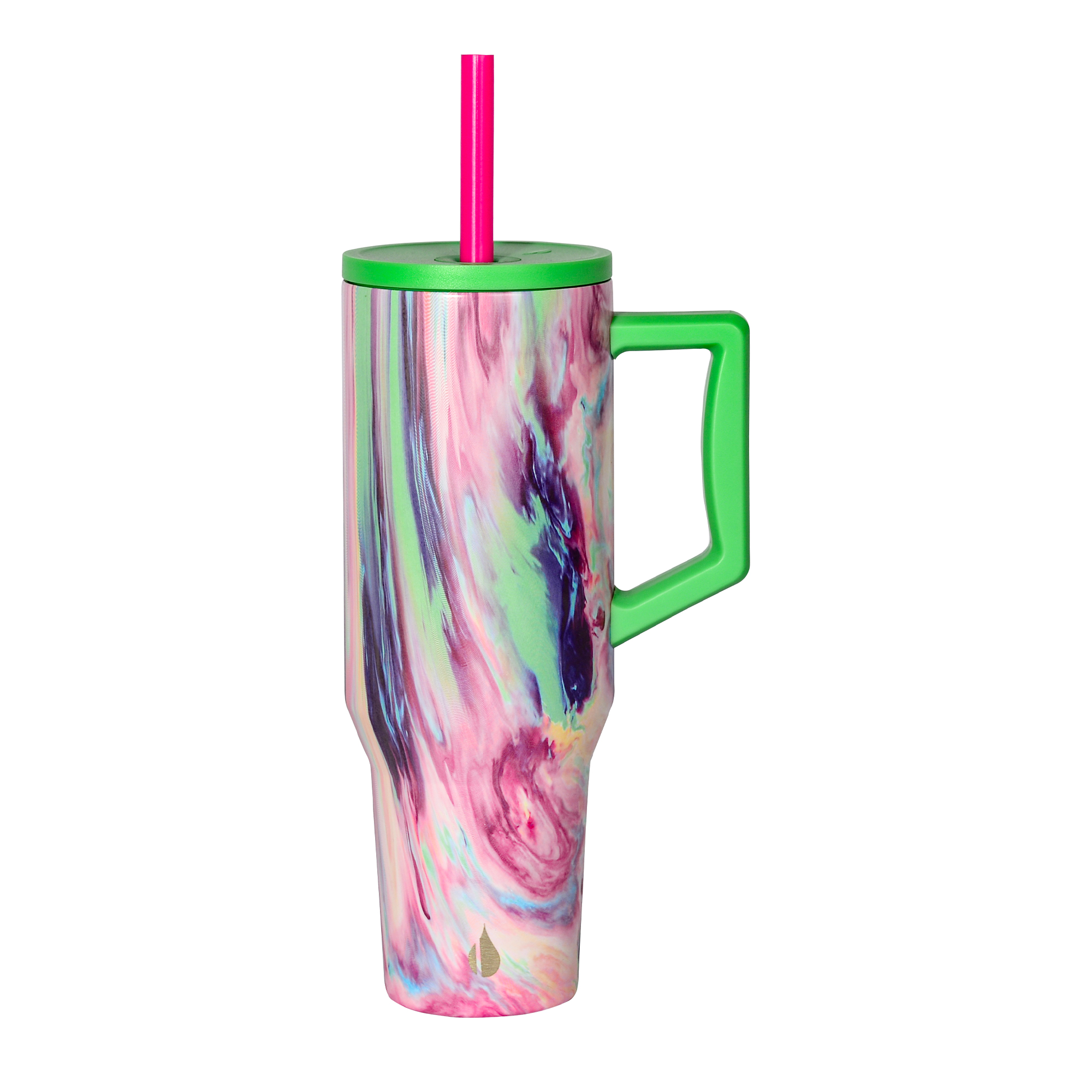 Elemental® Commuter 40oz Stainless Steel Tumbler with Handle and Straw 49