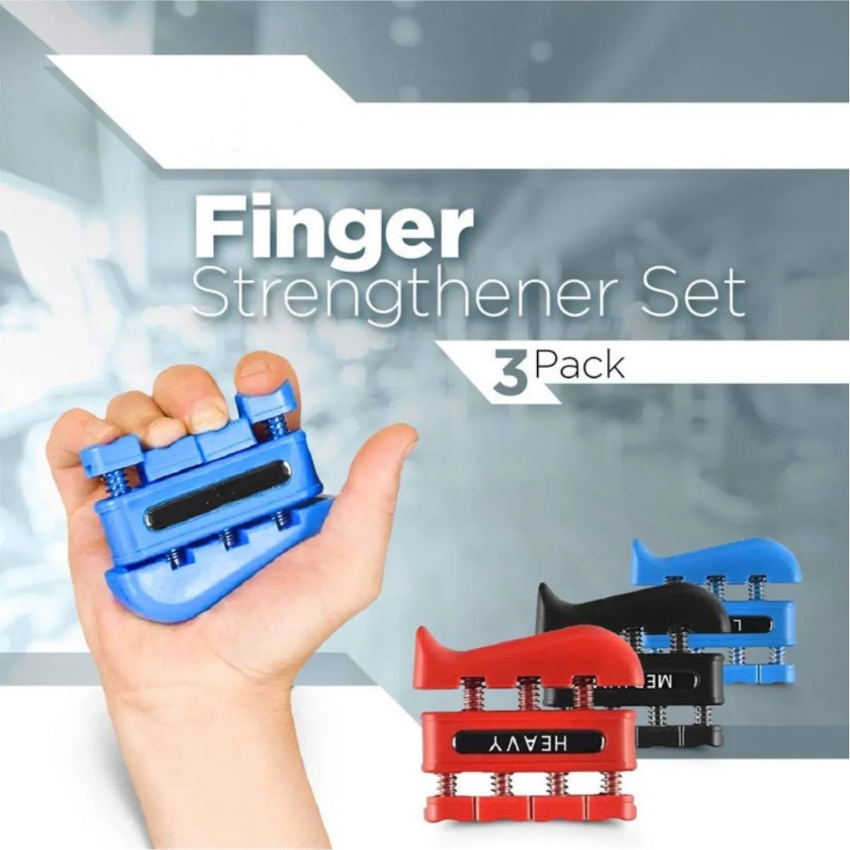 Portable Finger Strengthener Fitness Hand Grip Exerciser 4