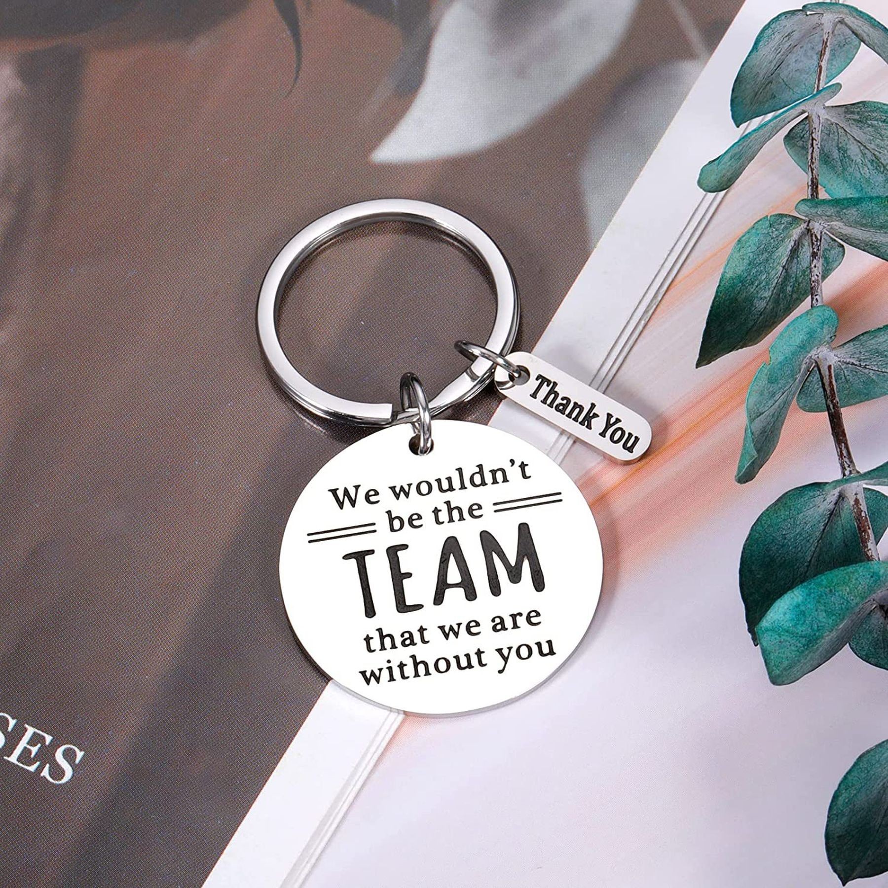 Team Encouragement Promotional Gifts Showoff Metal Keychain 2