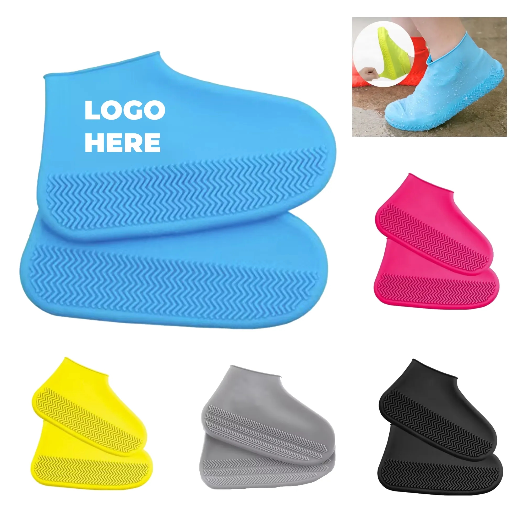 Silicone Waterproof Shoe Covers 2