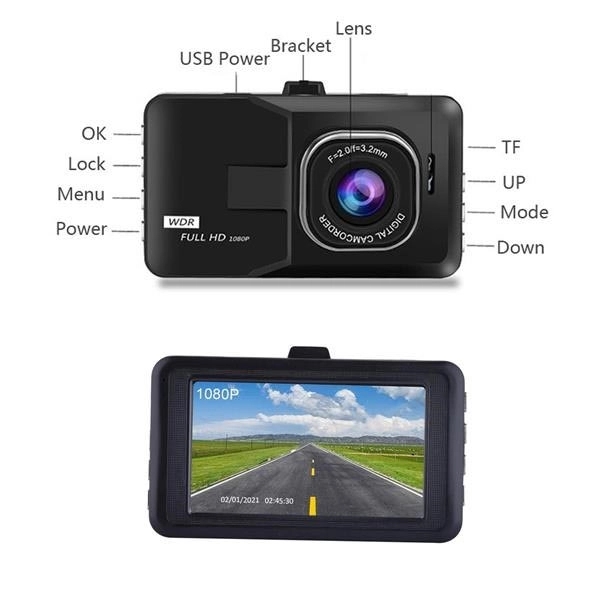 Full HD 1080P Dash Cam For Car 3