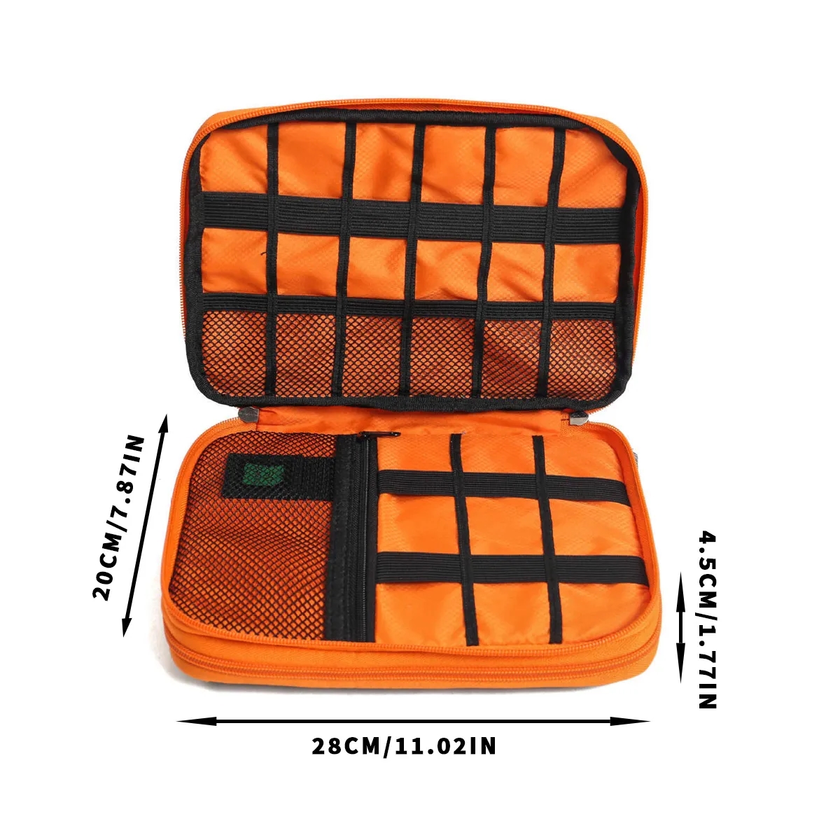 Travel Electronics Organizer Bag With Multiple Pockets 1
