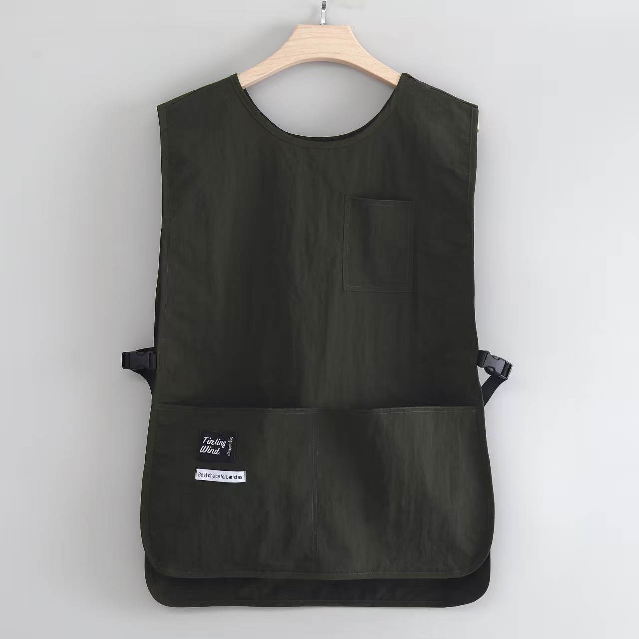 Waist Apron with Bib 2