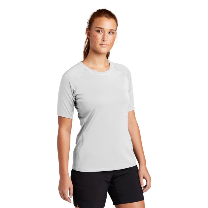 Sport-Tek Women's Rashguard Tee. 2