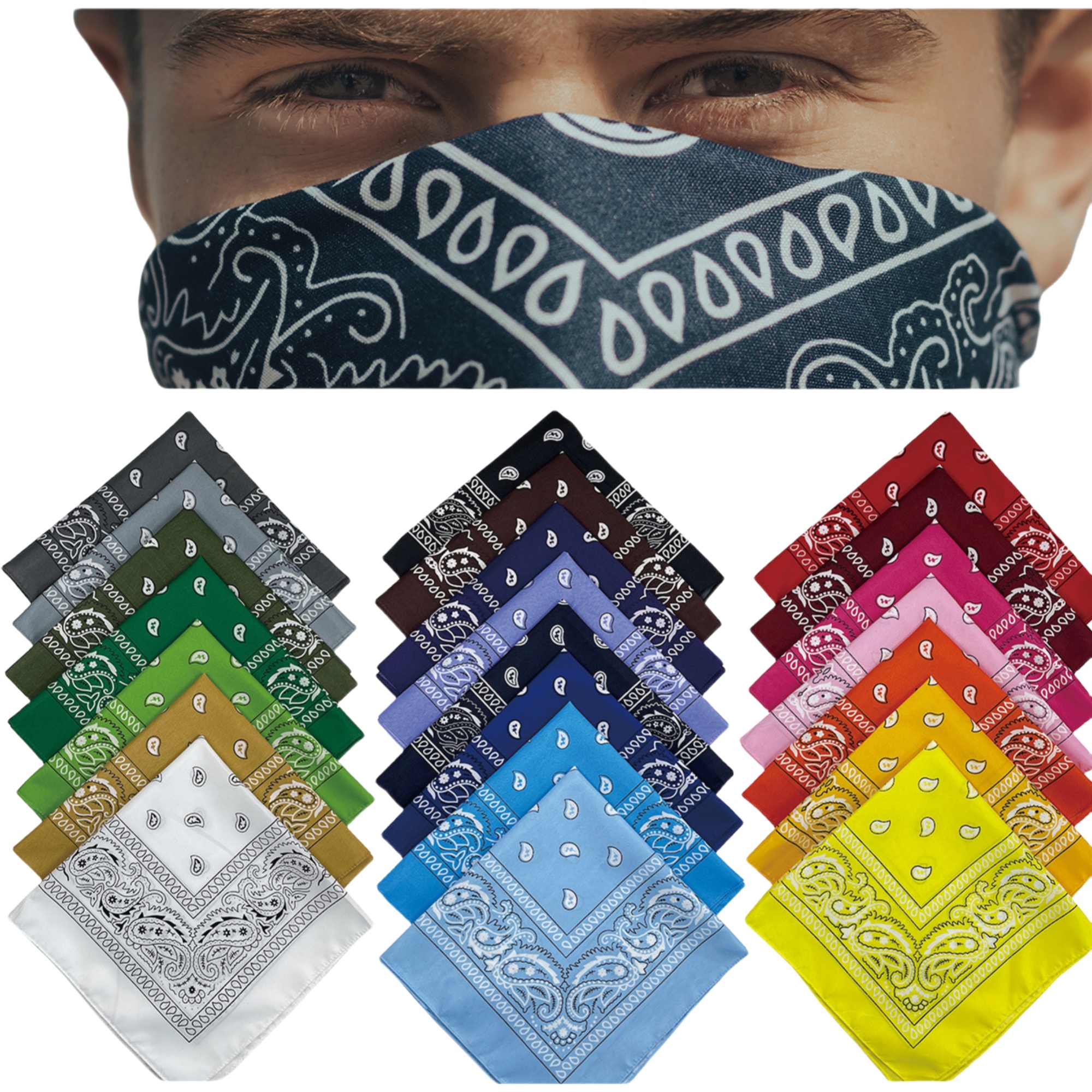 Full Color Cowboy Bandana 4