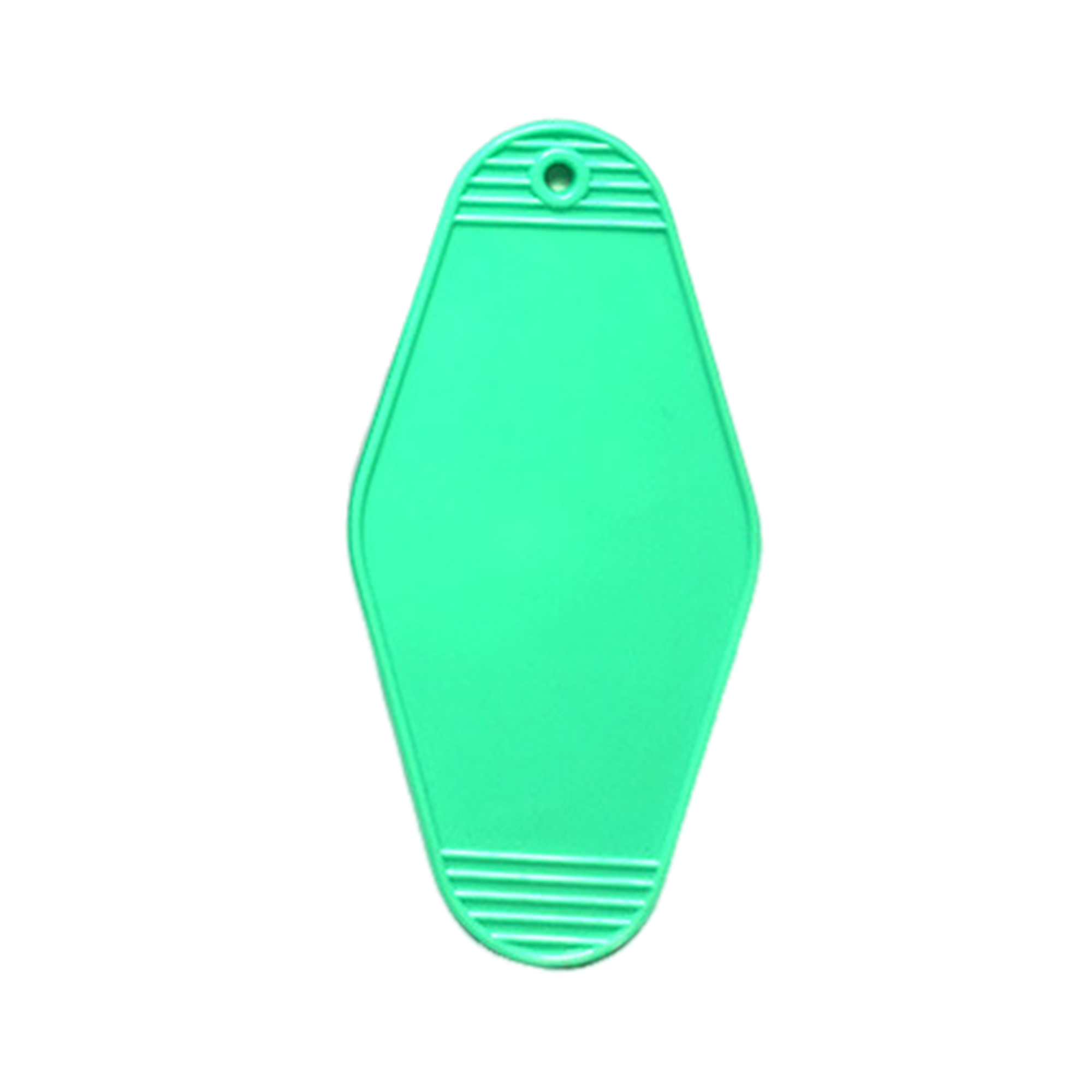 ABS Plastic Retro Hotel Keychain Tag Diamond Shape 3.54" 2