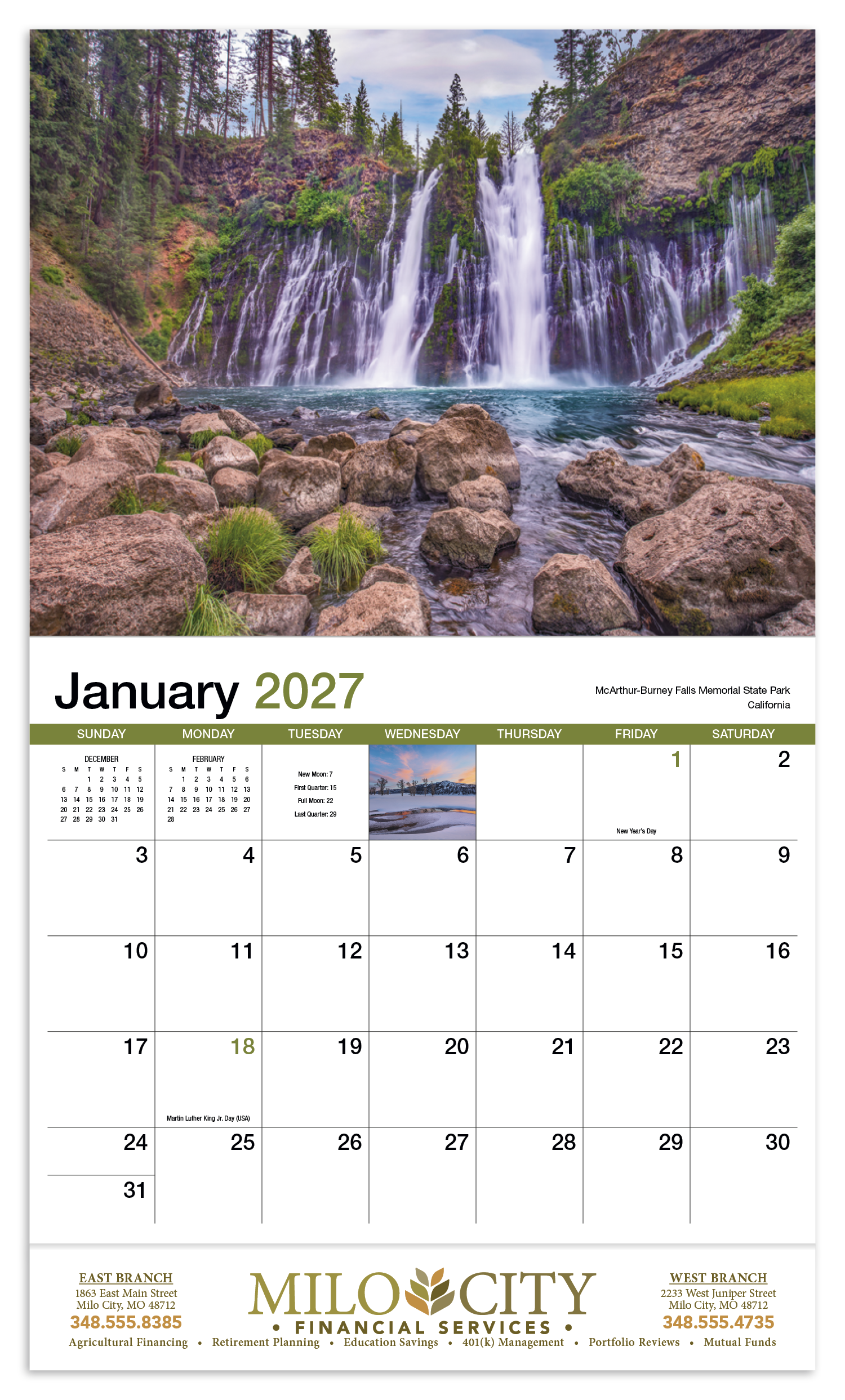 HotLine® Products Scenic America® Appointment Calendar - Stapled 32