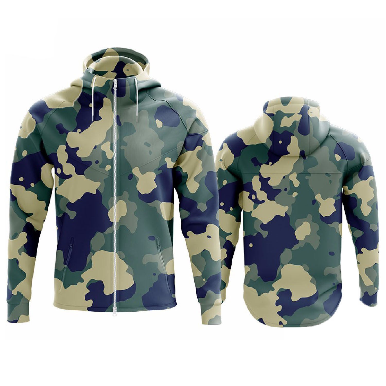 310GSM Premium Fleece Wool Men's Hoodie with pocket 1