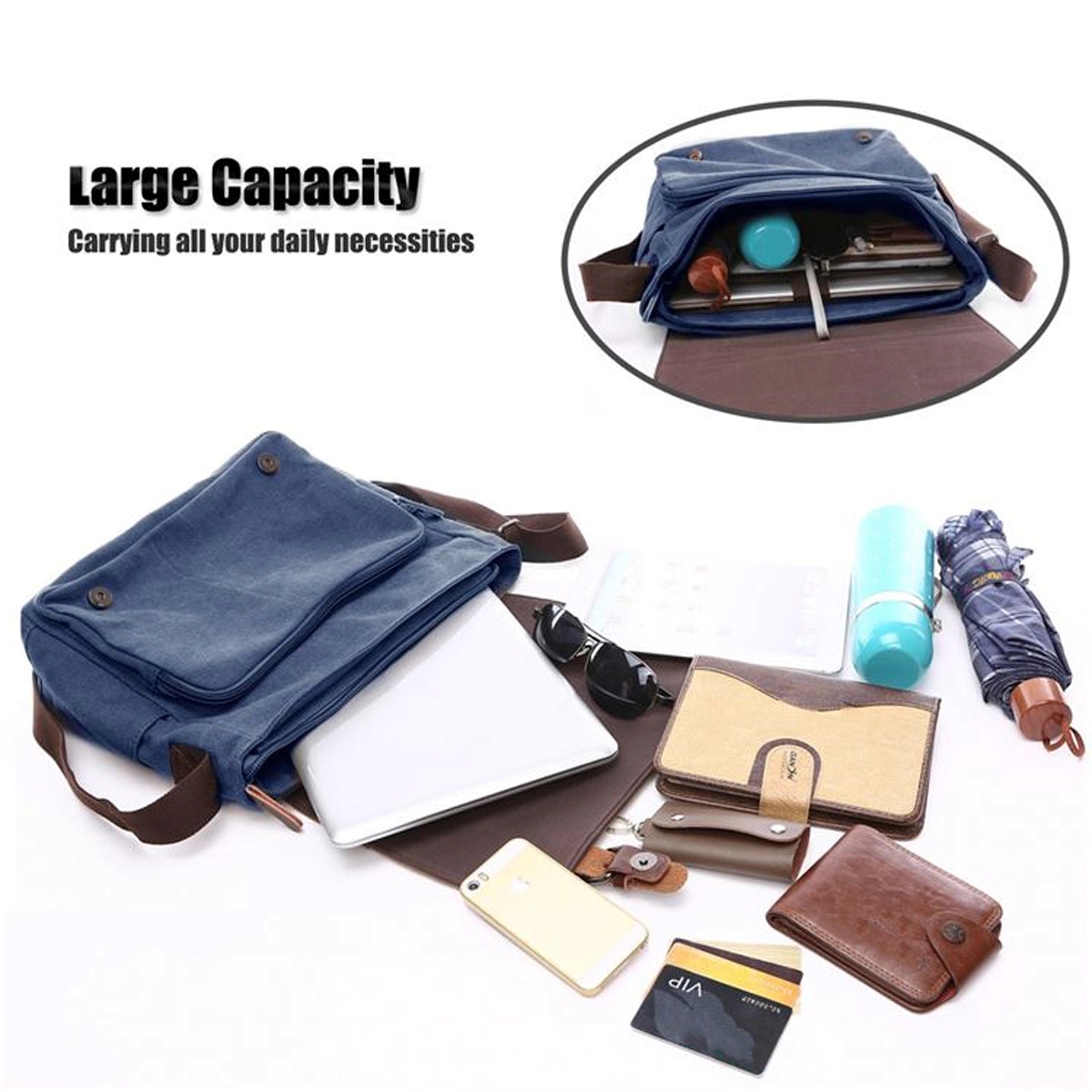 Canvas Messenger Bag 5